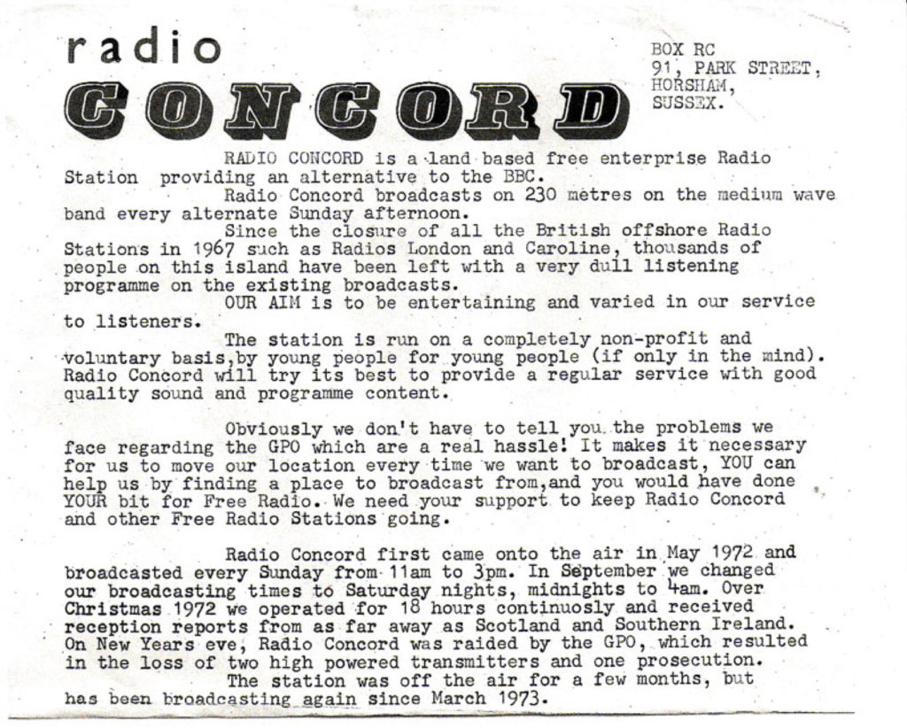 What is Radio Concord?